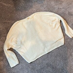 Cream sweater
